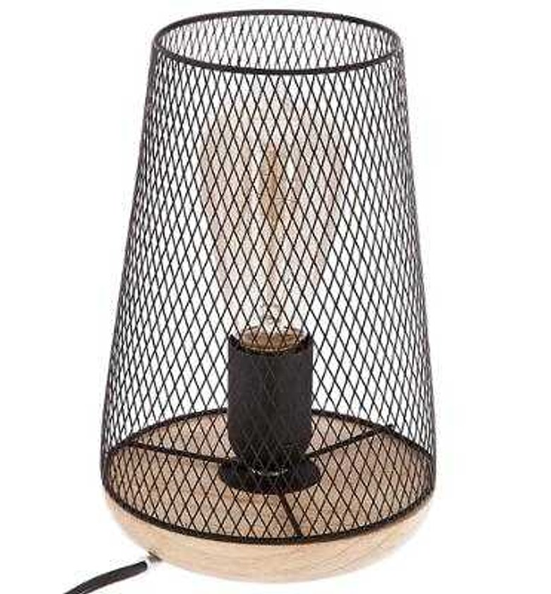 ZELY WOOD METAL LAMP H23  image