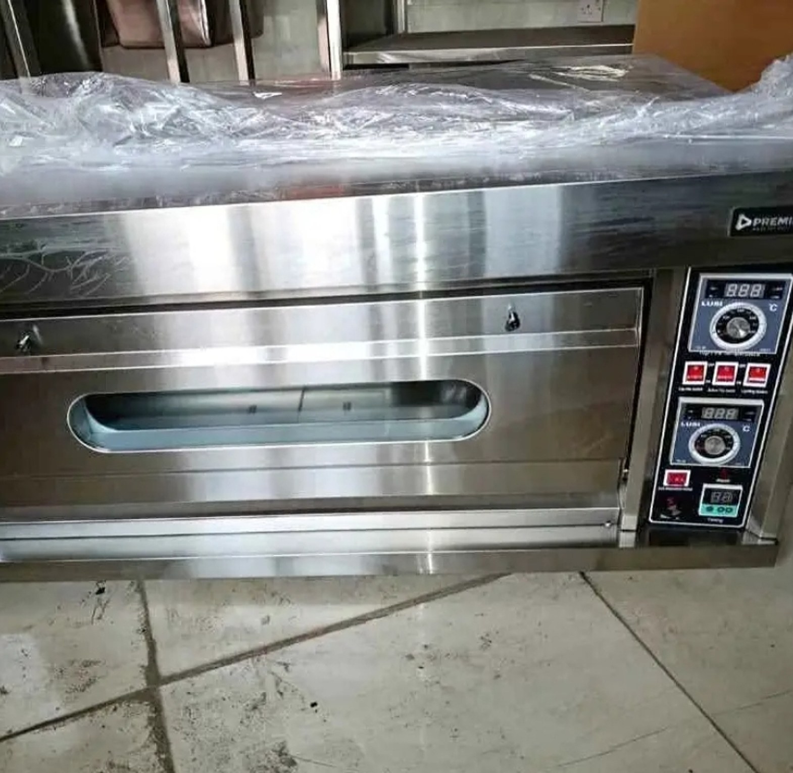 1 deck 2 trays industrial oven premier  image