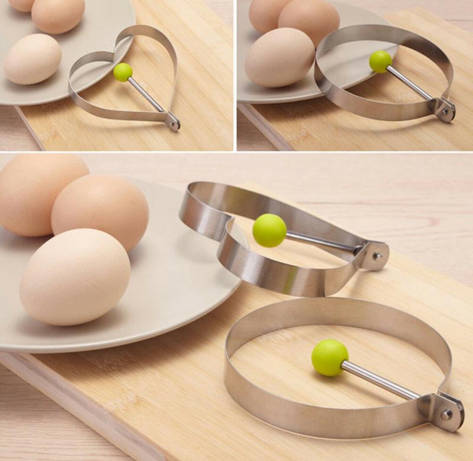 Stainless Steel Fried Egg Shaper or Pancake Mold image