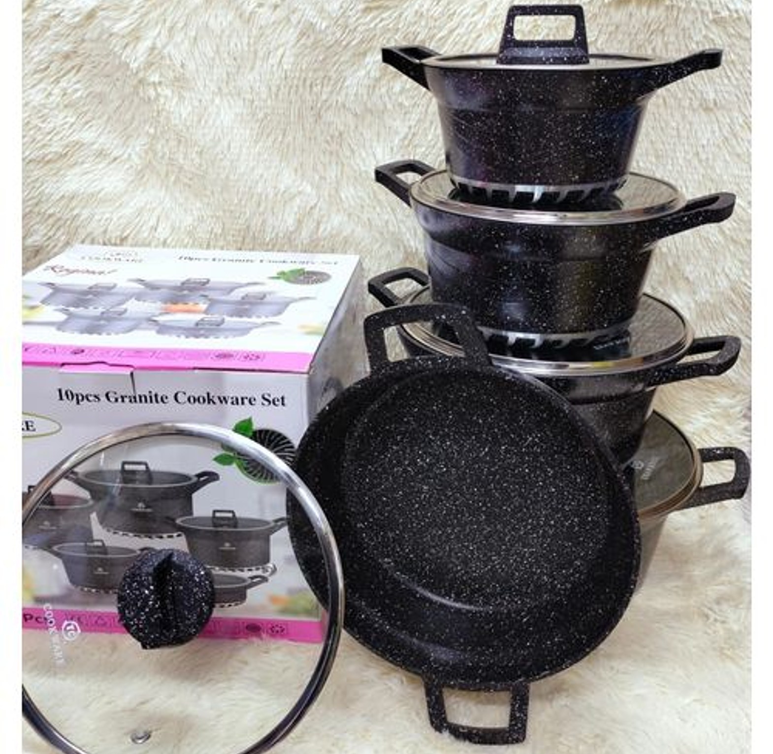Bosch granite cook ware set VERY GOOD QUALITY HIGHLY RECOMMENDED image