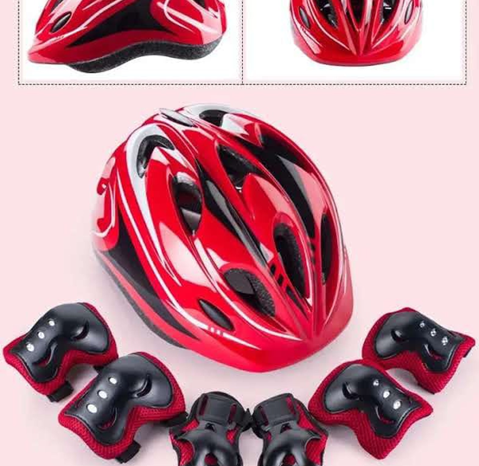 7 in 1 protective gears Hard helmet plus guards image
