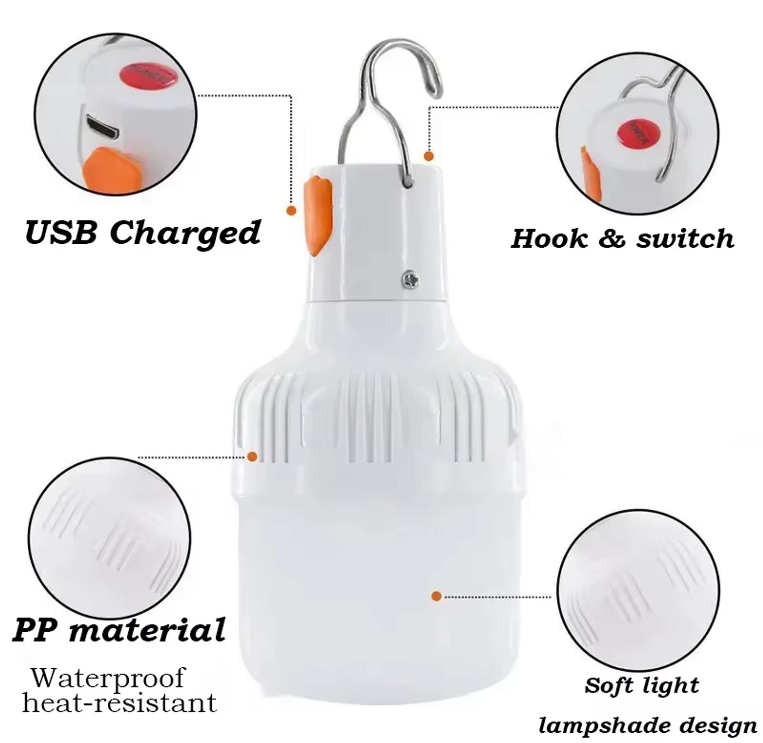 Rechargeable Emergency Backup Lamp, Outdoor Light image