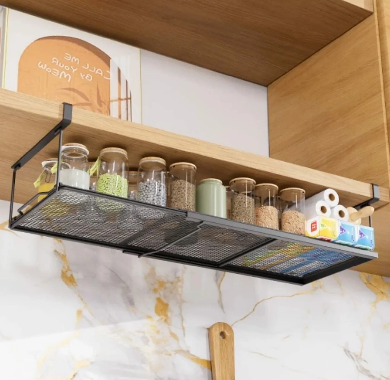 Large Capacity Stainless Steel Under-Shelf image