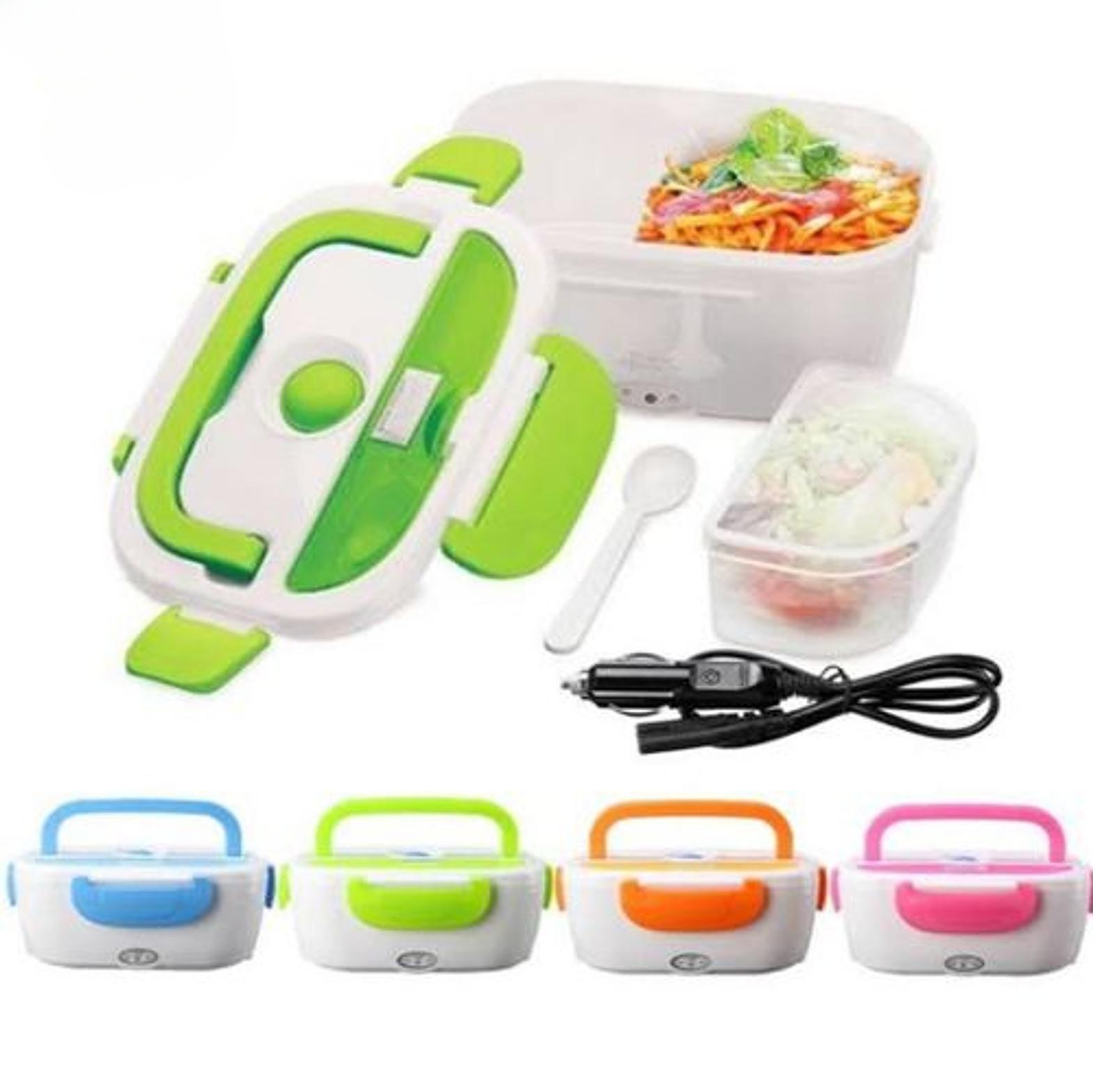 LUNCH BOX. Electric Heated Lunch Box Food Warmer With Partitions image