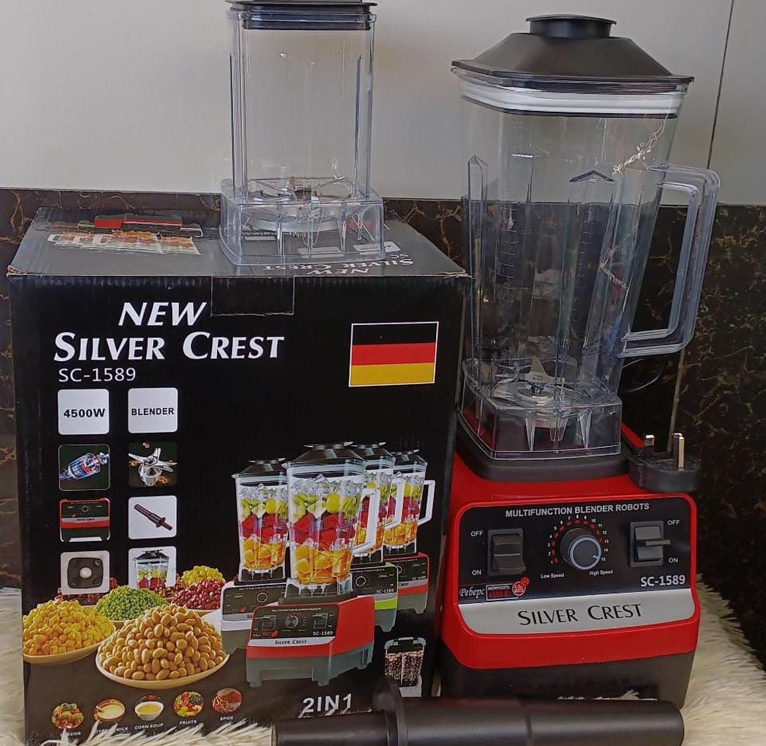 Silver Crest 2 in 1 Heavy Duty Commercial Blender image