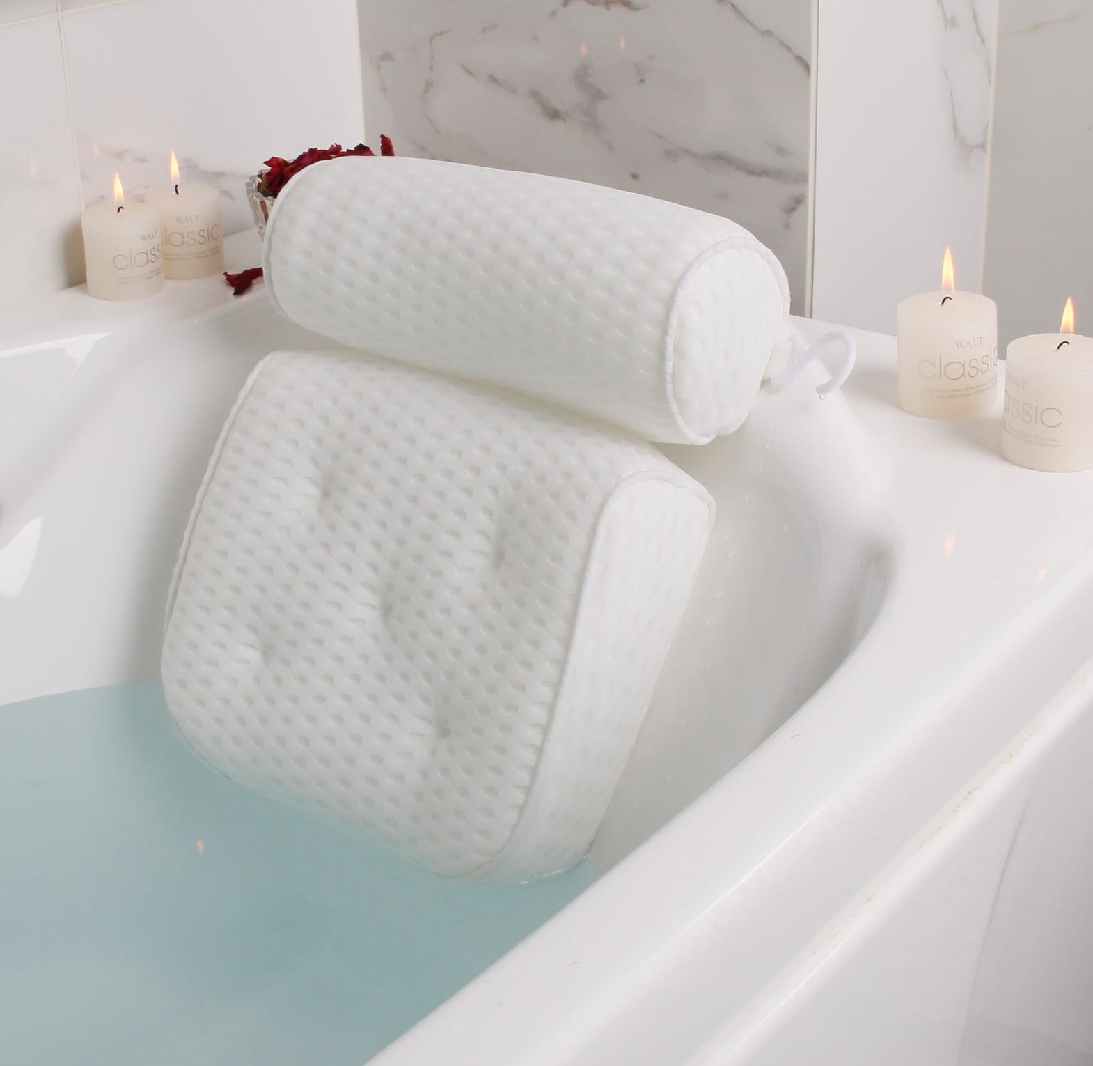 Anti-Slip Suction Cup Bathtub Pillow image