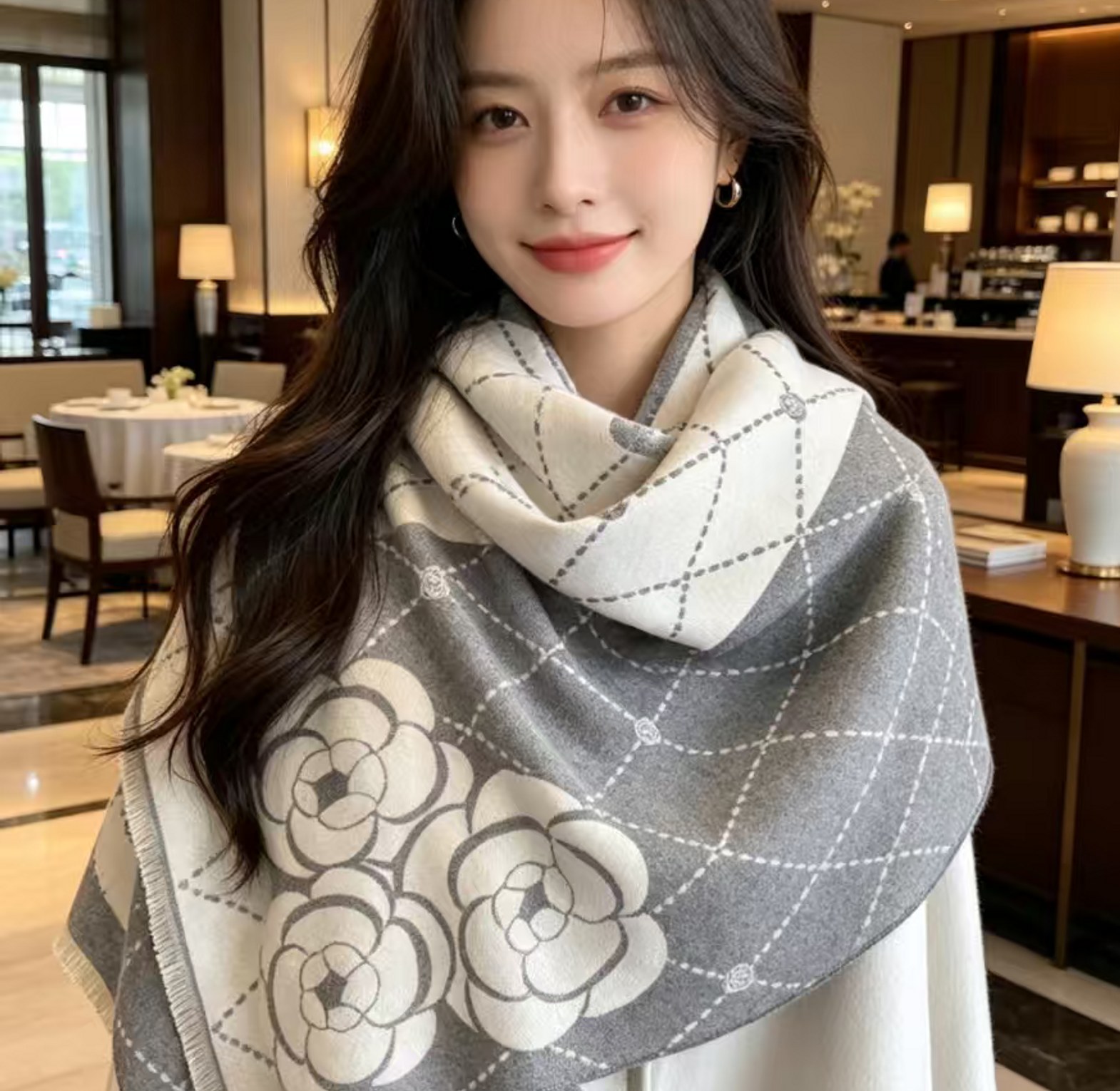 Cashmere scarves image