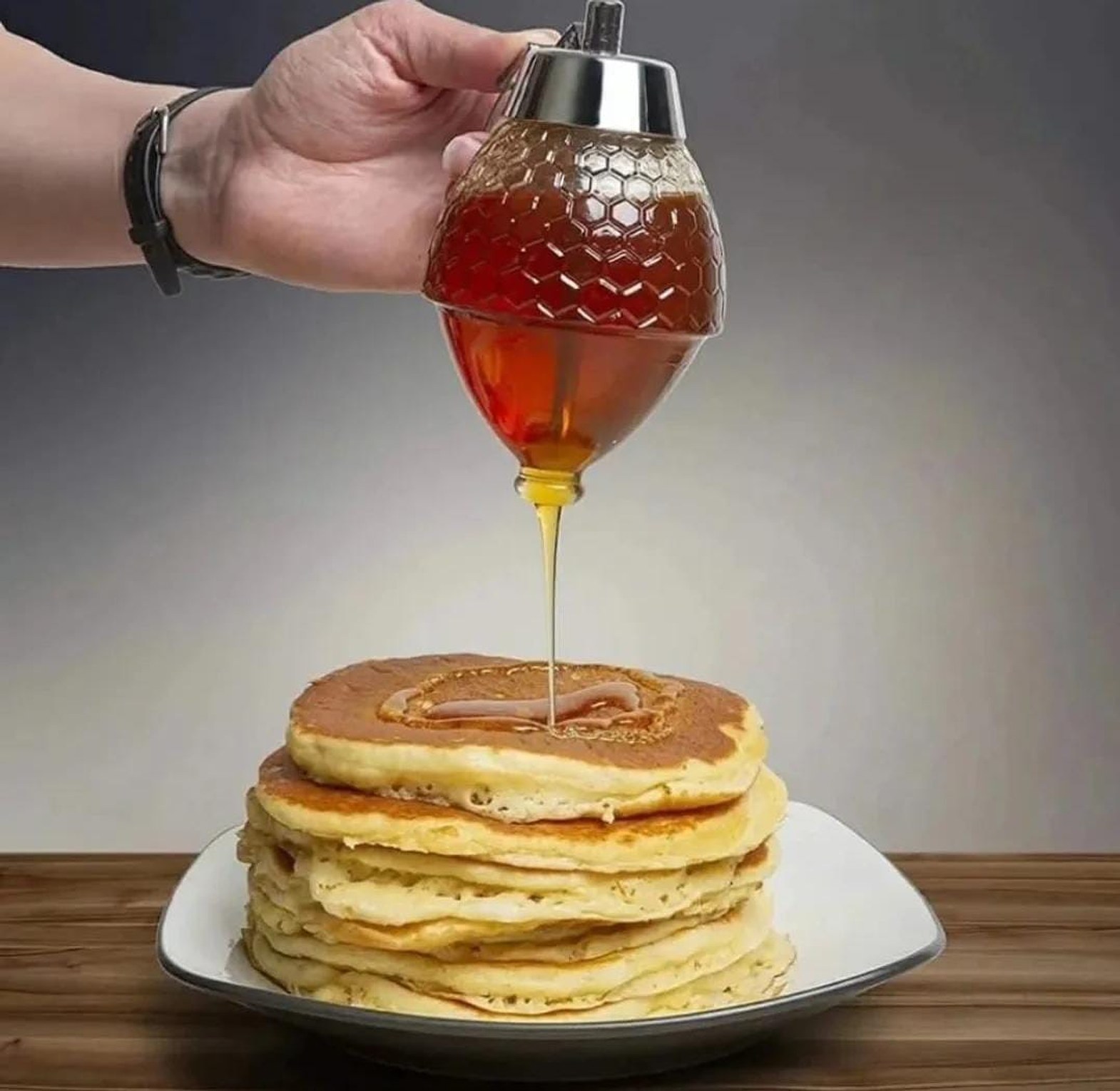 Acrylic honey dispenser  image