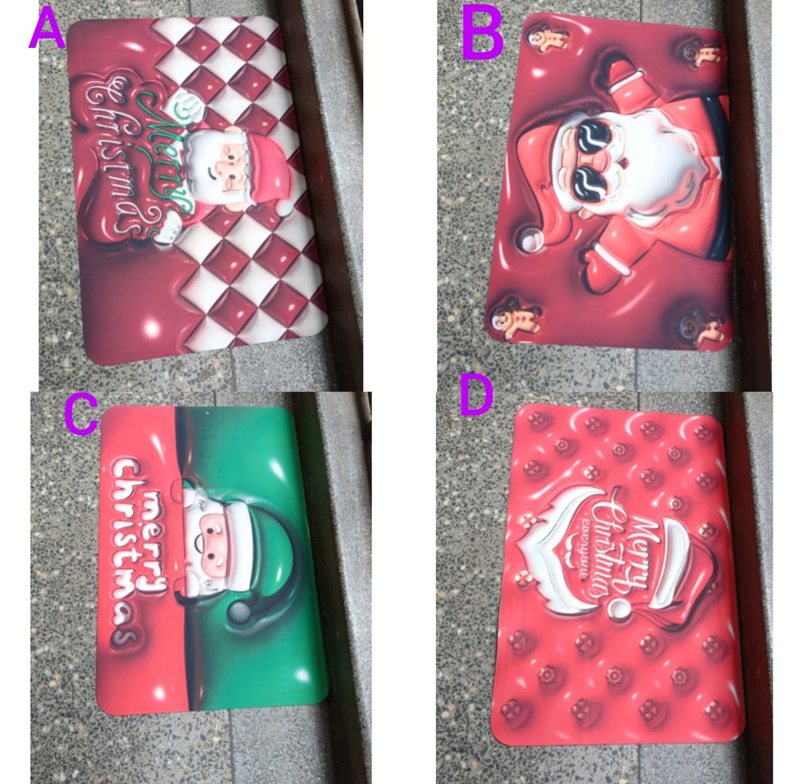 Festive Christmas door mat 50*80cm image