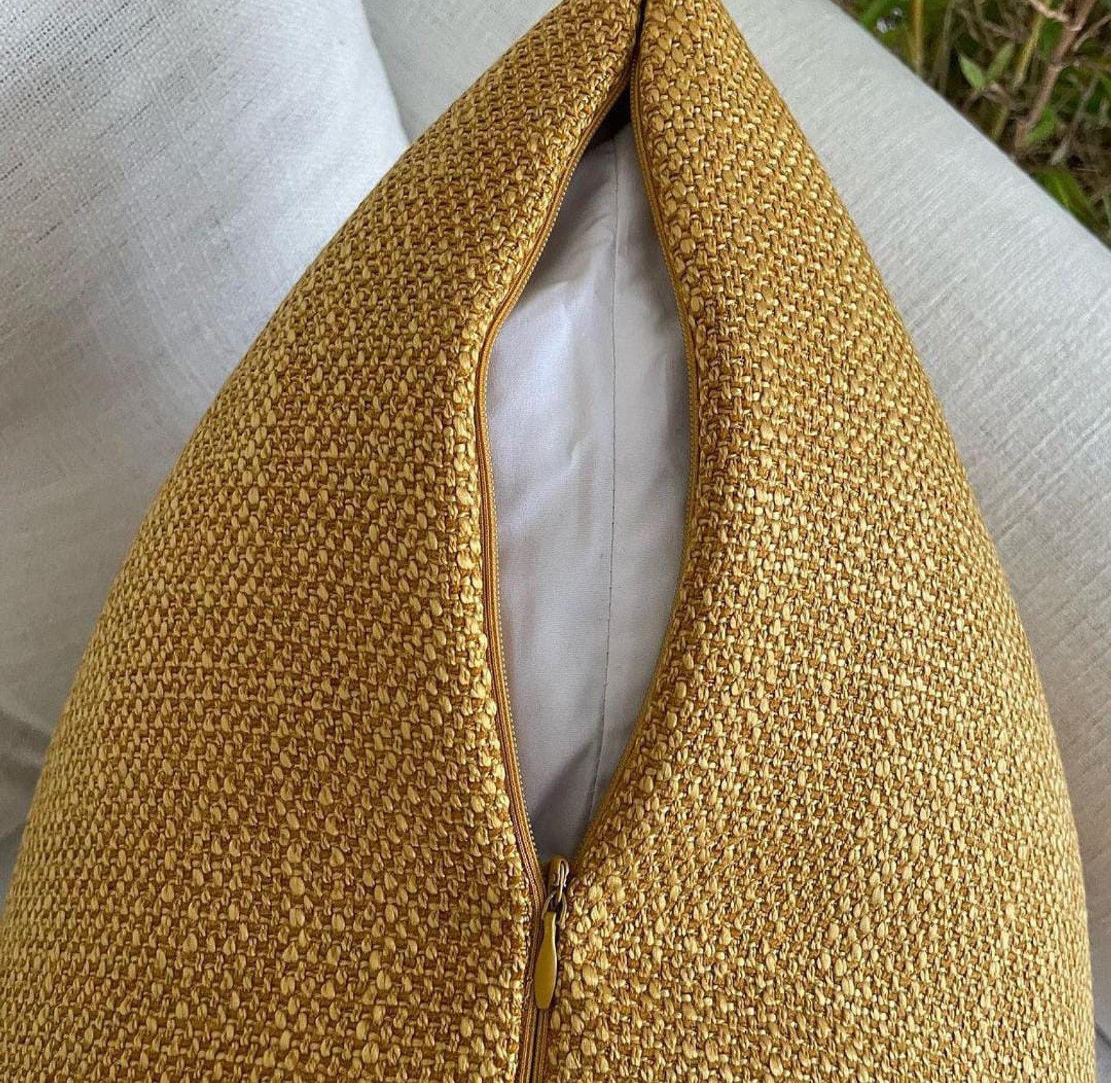 MUSTARD YELLOW SOFT CUSHION image