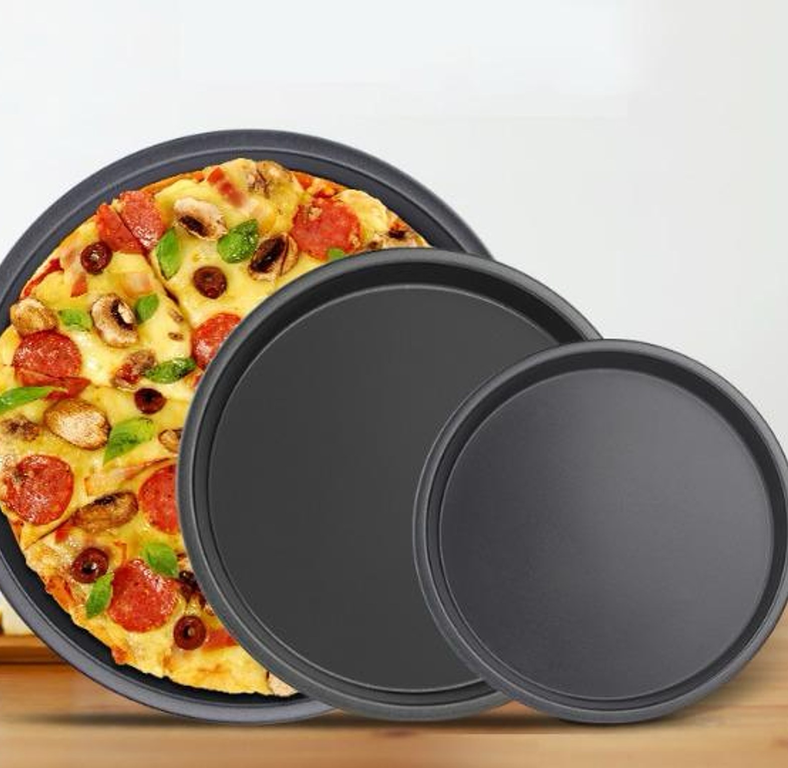 3PCS Pizza Pans Set image
