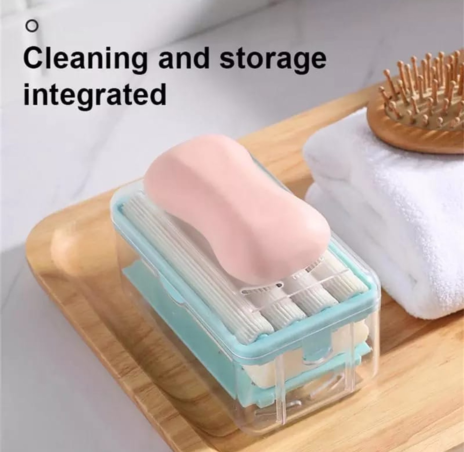 Multifunctional Soap Dish 2 In 1  image