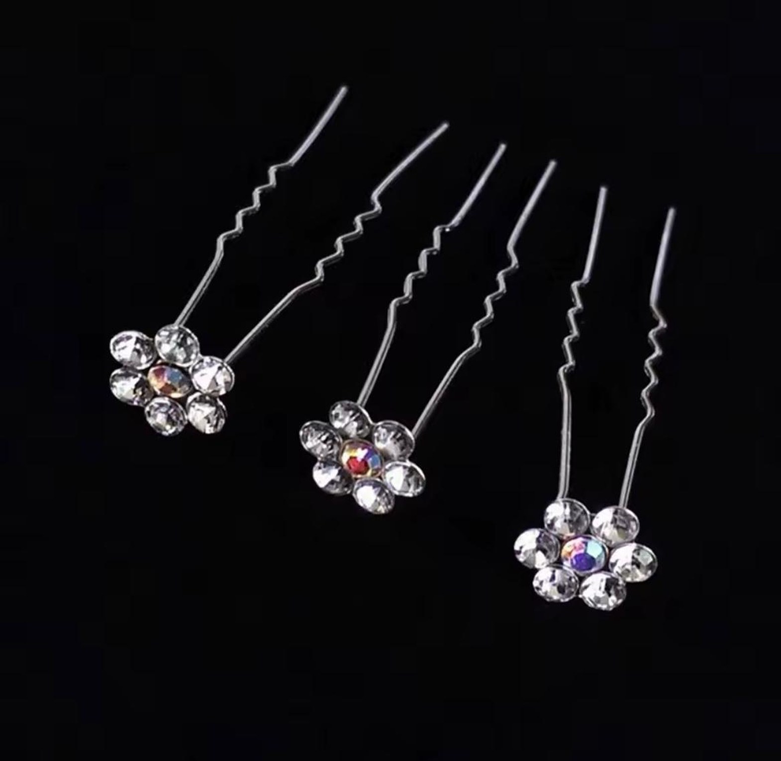 Aurora Bloom Mini Hair Pins image