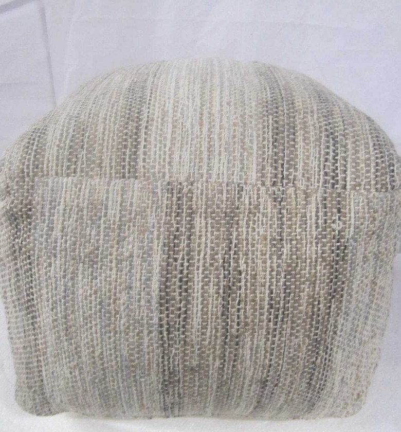 POUF COTTON JUTE 45X45X35 image