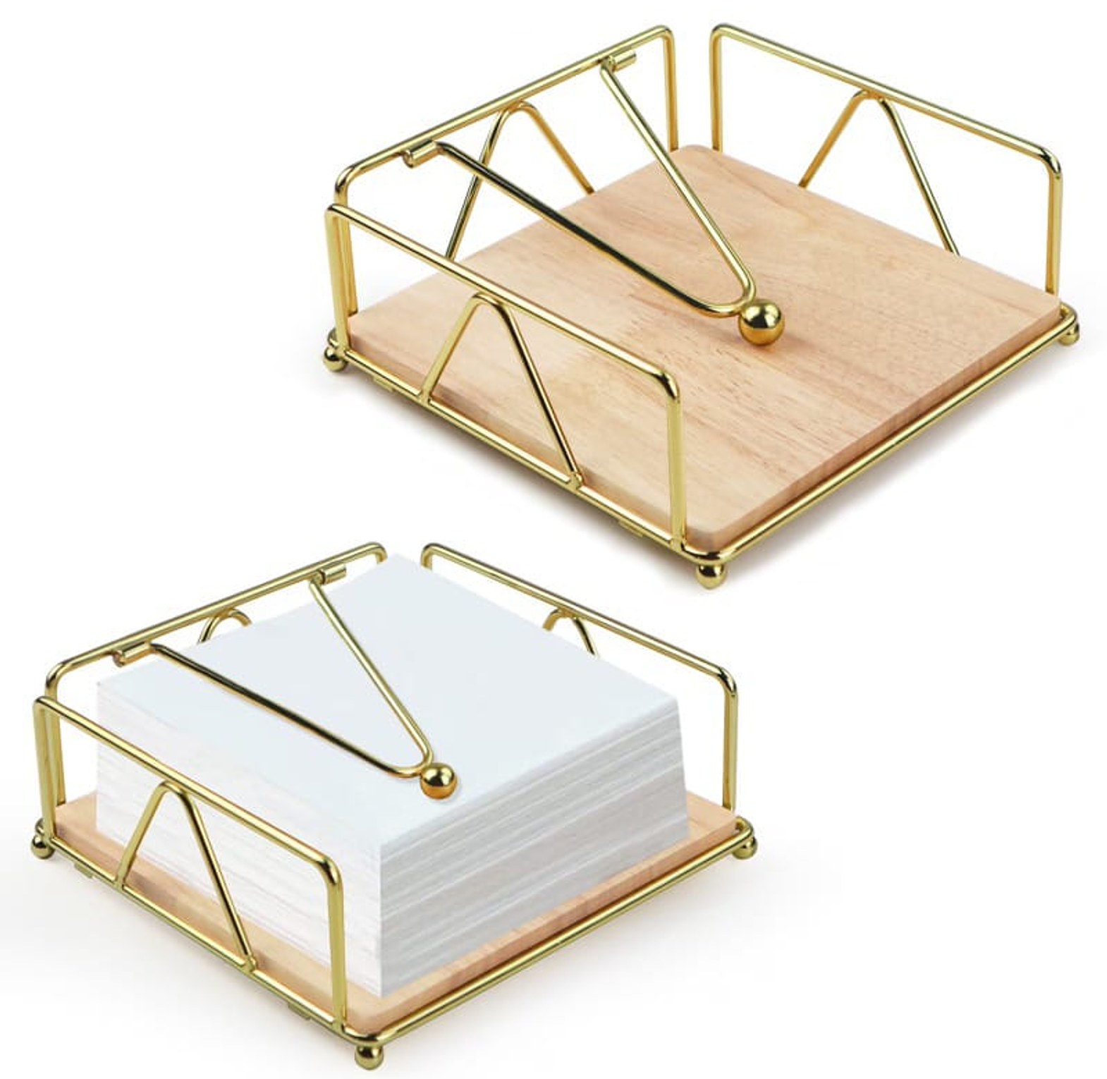 Rustic Style Flat Napkin Holder  image