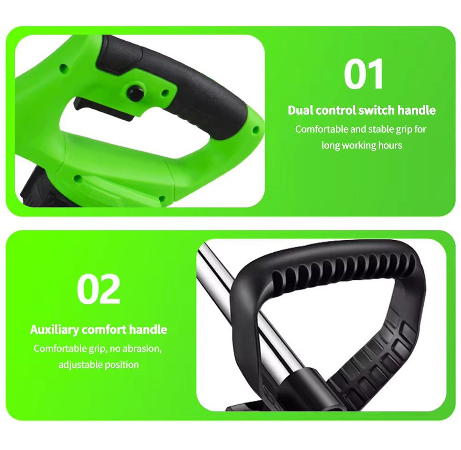 Cordless Electric Lawn Mower / Trimmer image