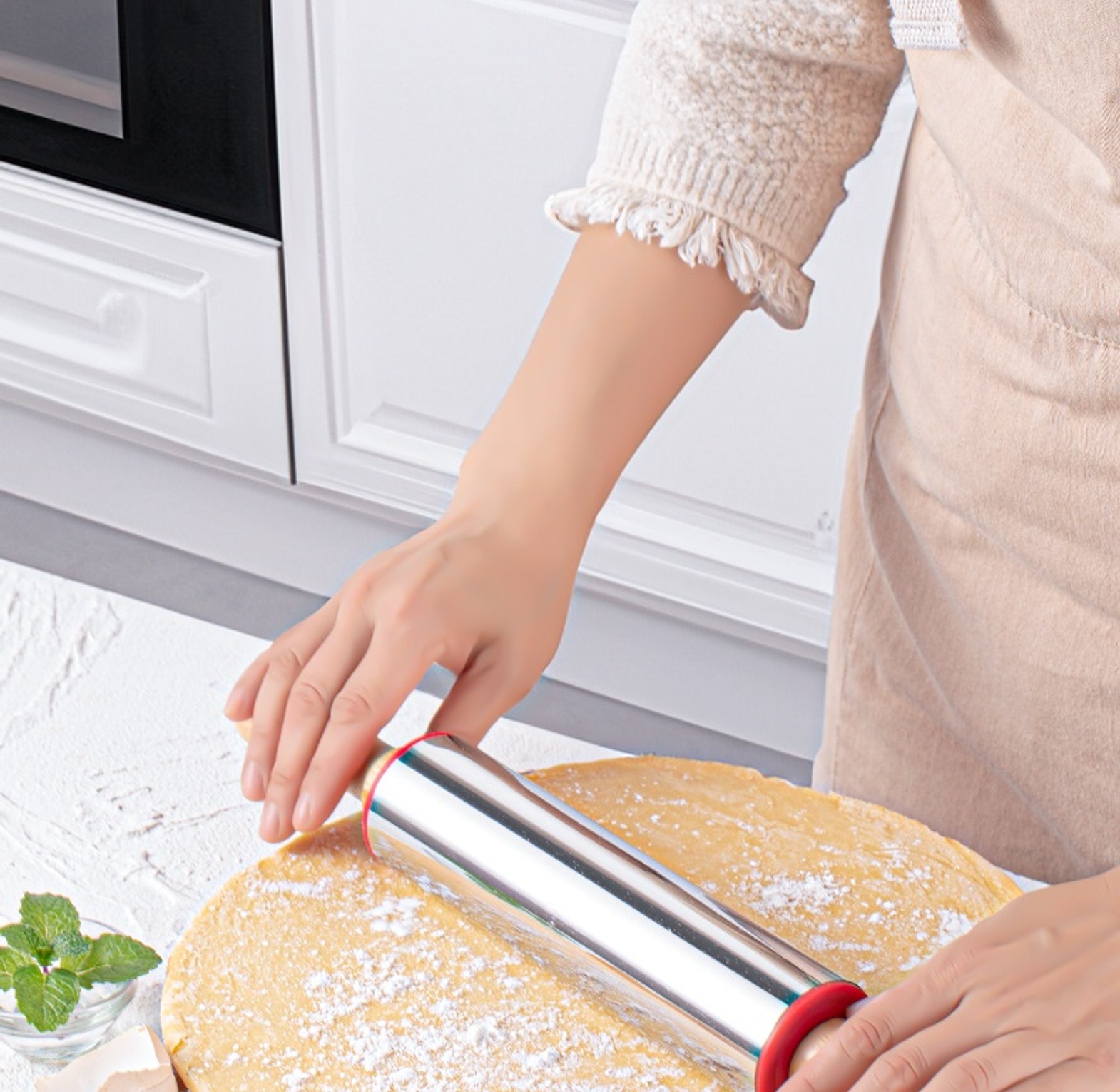 Stainless Steel Rolling Pin image