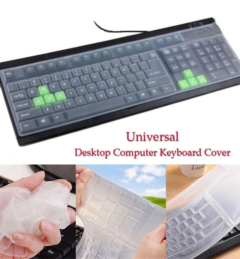 Universal Silicone Desktop Computer Keyboard Cover image
