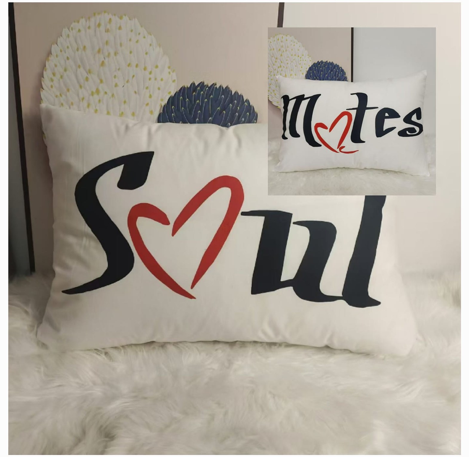 PILLOW CASES.  2 pillow cases/pillow covers with zip image