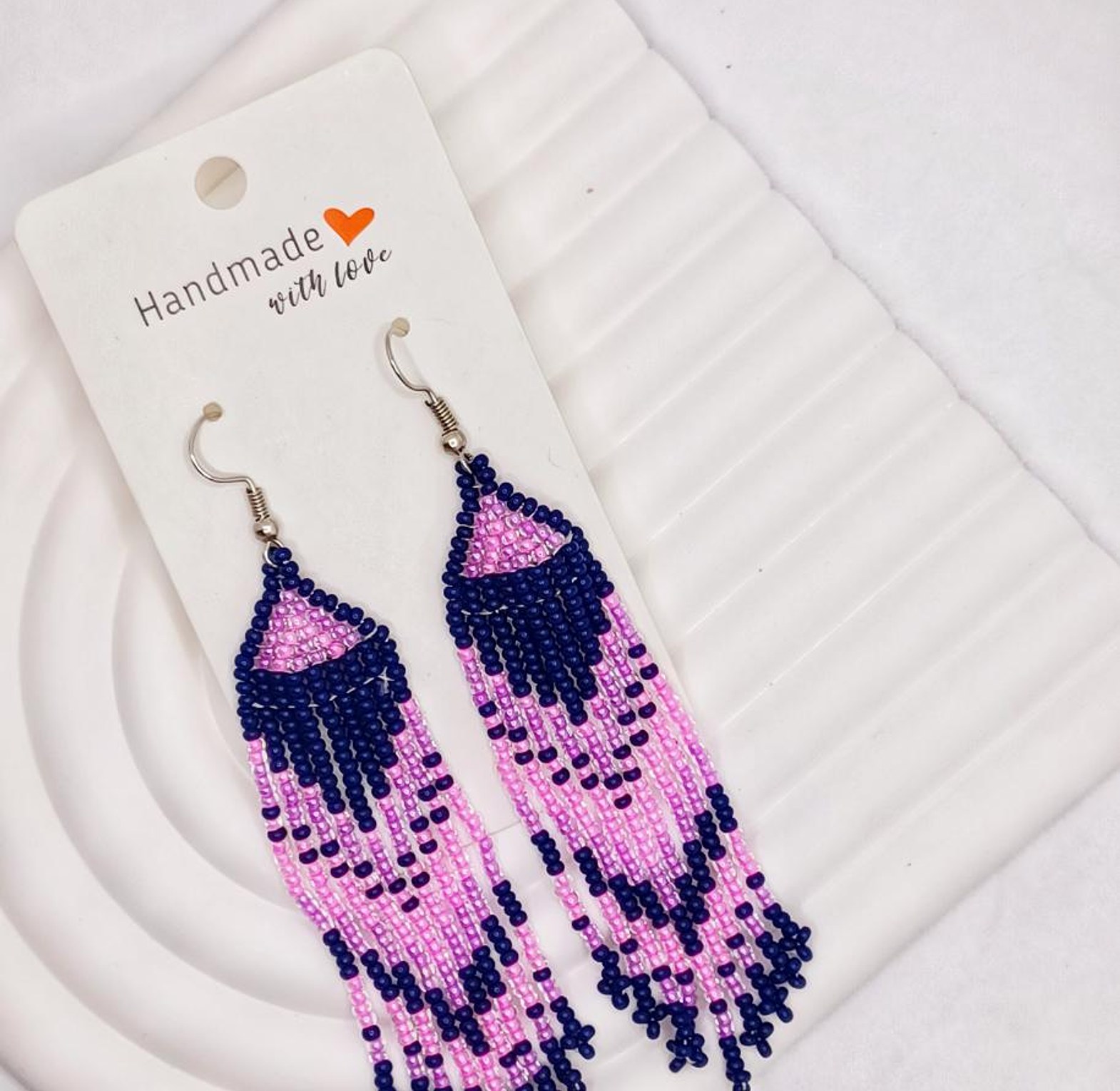 02 Beautiful handmade beads earrings image
