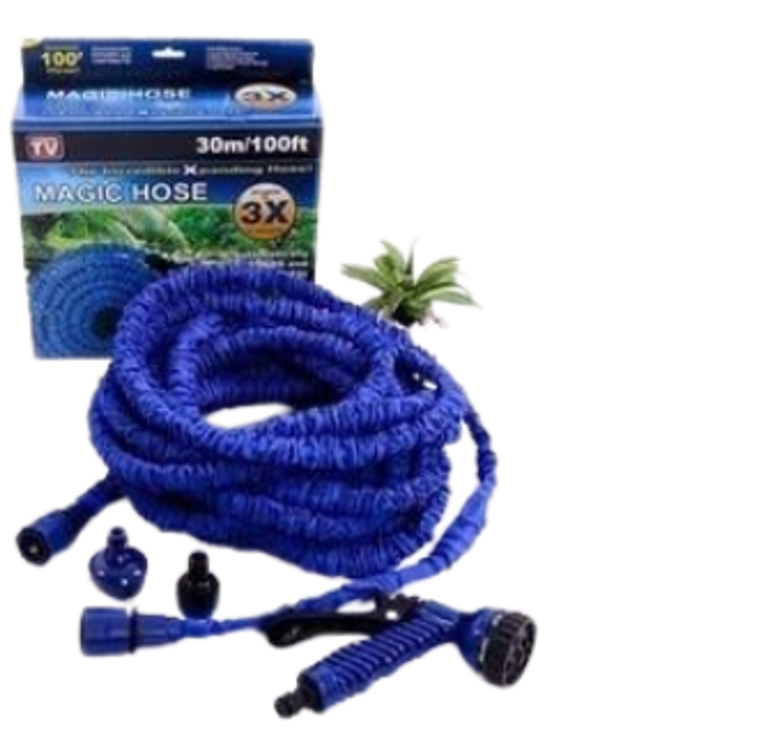 Horse Pipe. Magic Expandable High Pressure Horse Pipe- 60M /200ft Garden Watering, Car Wash image