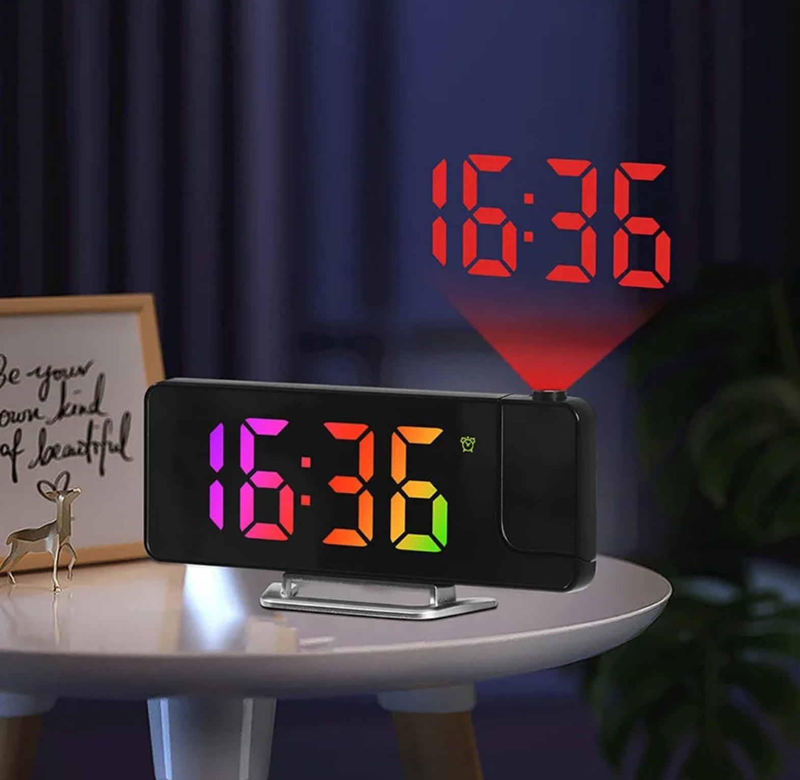 LED Digital Projection Alarm Clock image