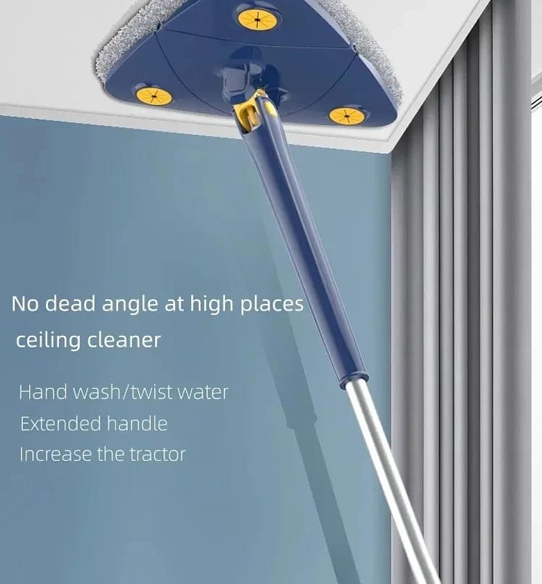 Long handle Triangular twist mop  image