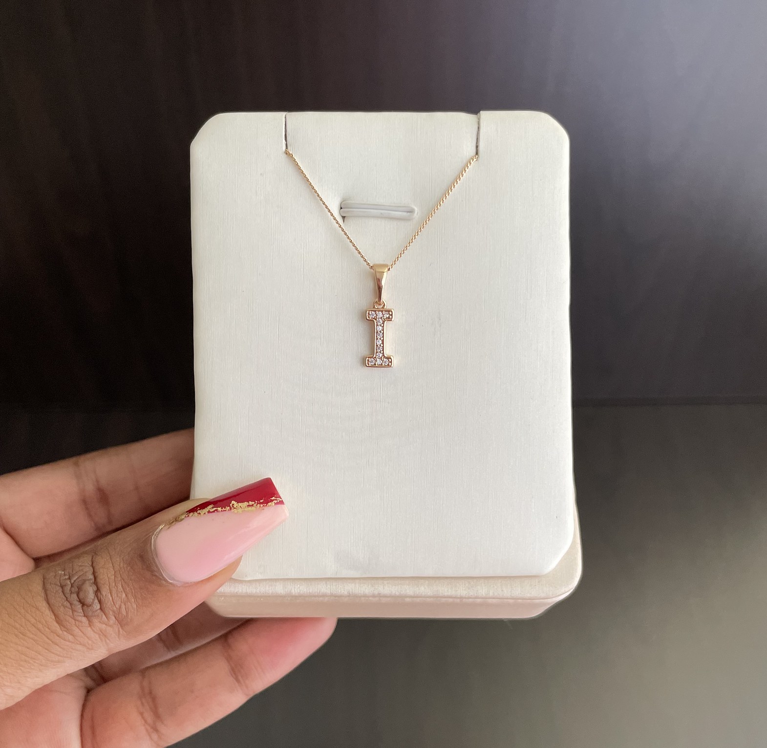 Initial Necklace - I image