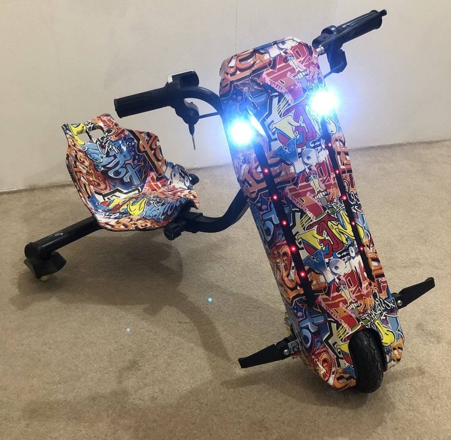 Drift Scooter. Electric Drift Trike or 3-Wheel Electric Trike.  image