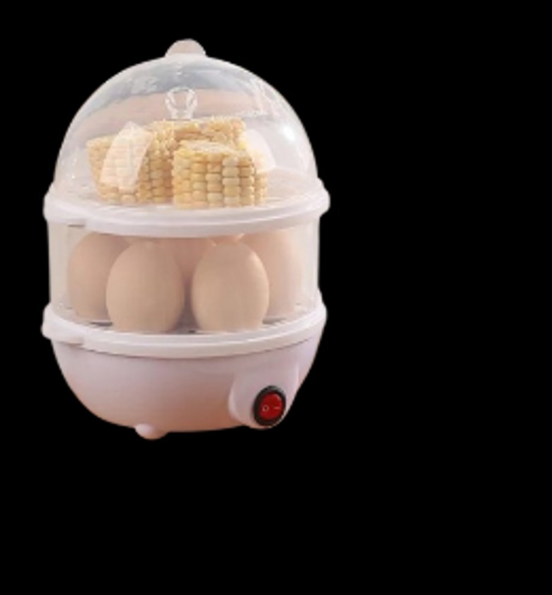 Double Layer Electric Egg Boiler Automatic Off 14 Egg Poacher  image