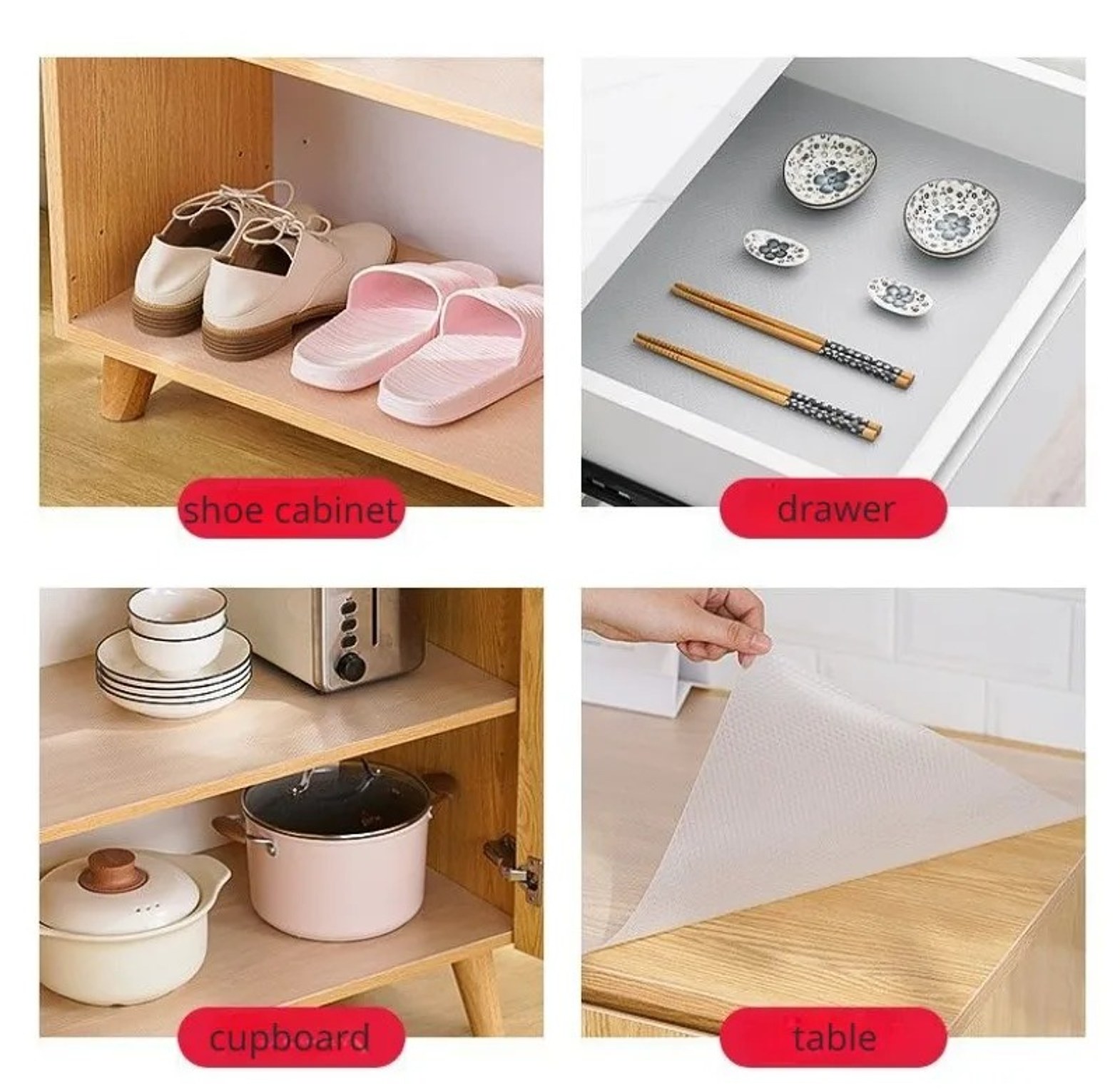 Clear Cabinet and Drawer Liners or Mat image