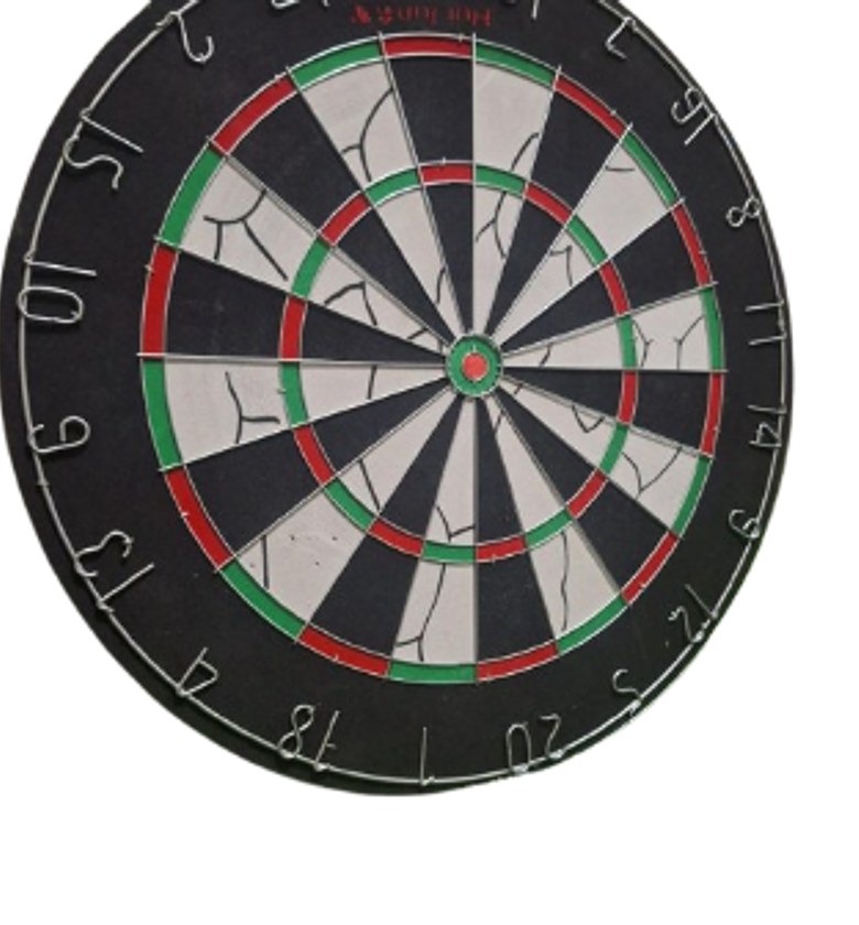 Professional Dartboard With 6piece  Steel-tip darts.  image