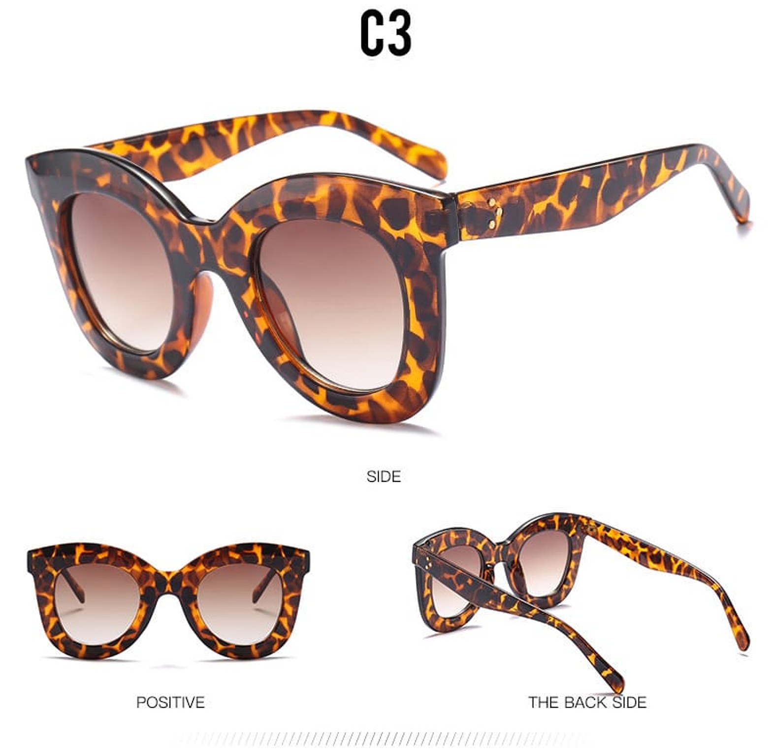 Animal Print Framed sunglasses image