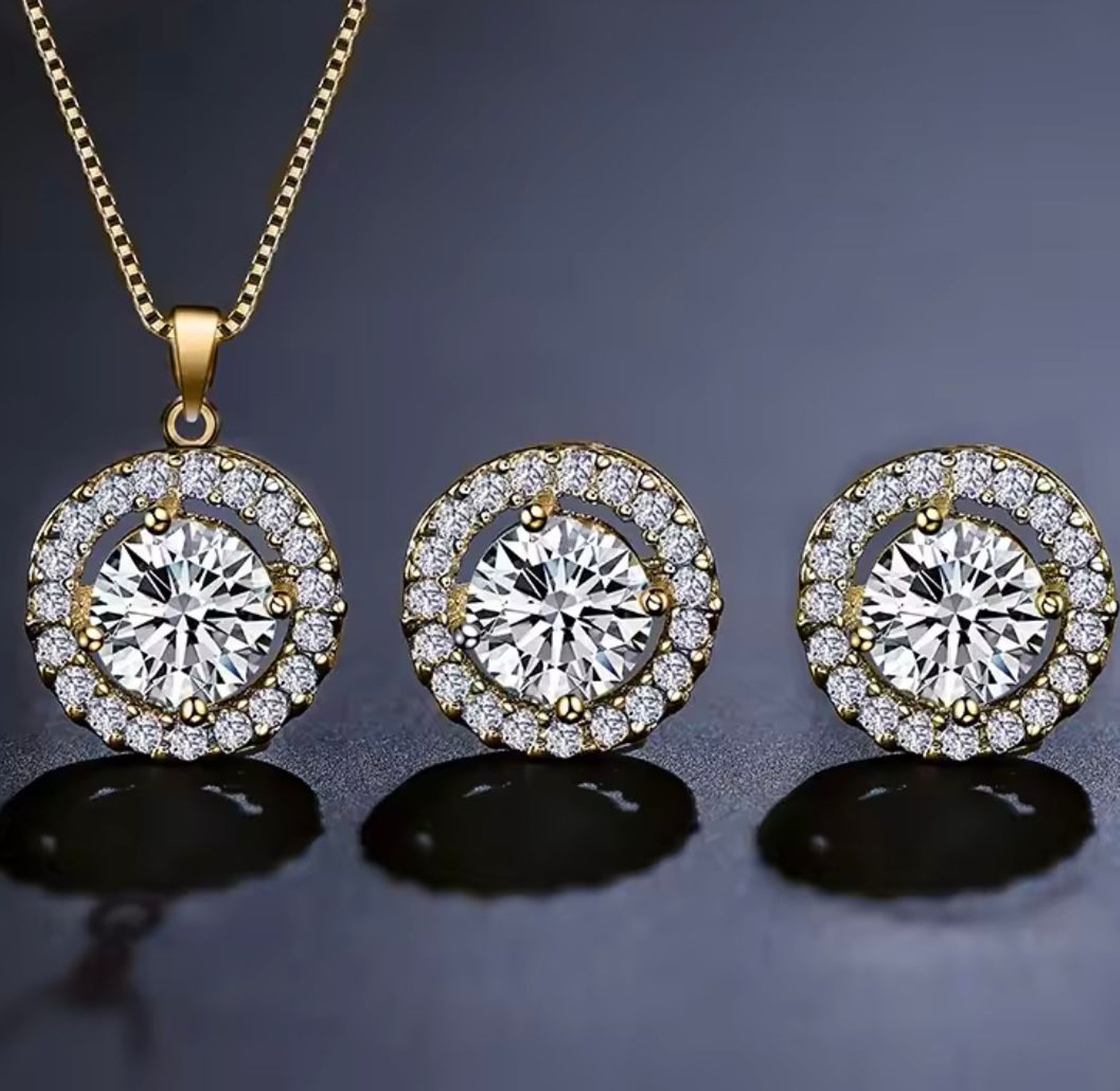 Celestial Halo Jewelry Set image