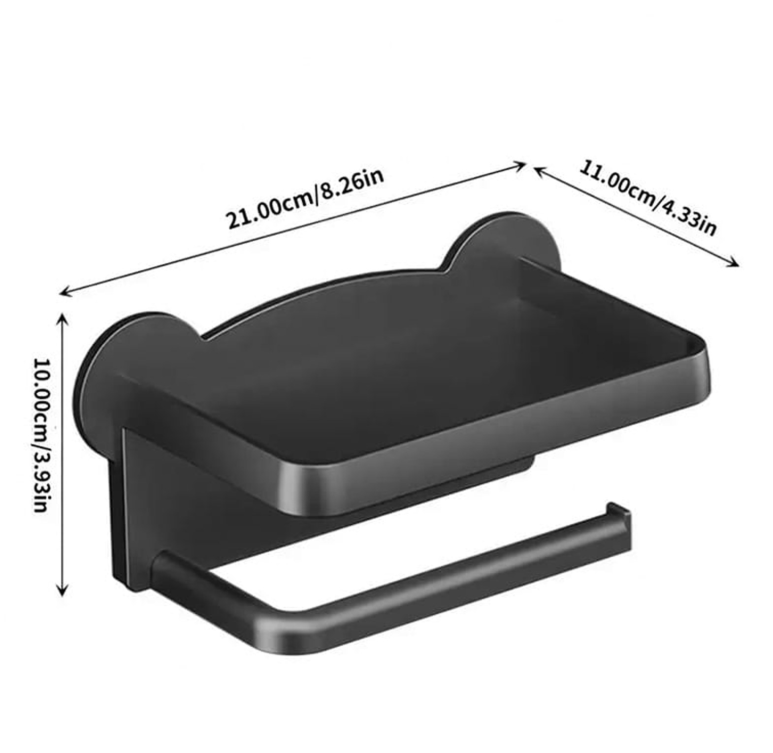 Punch Free Wall Mounted Tissue Storage Rack image