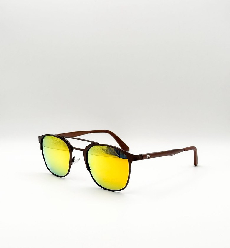 Solstice Amber Mirror Sunglasses image