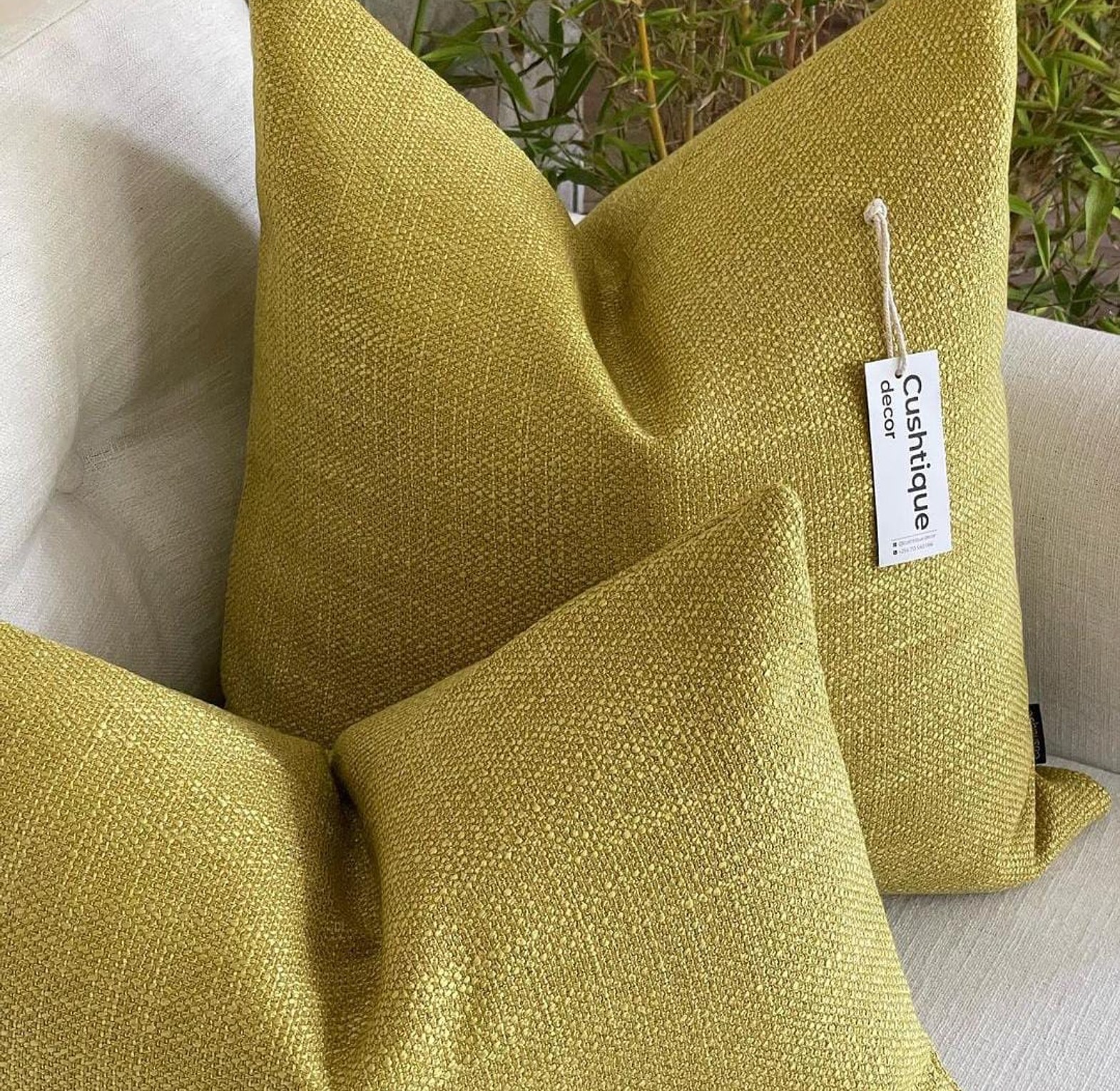 SOFT LEMON CUSHION image