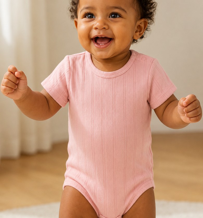 Blush Pointelle Bodysuit image