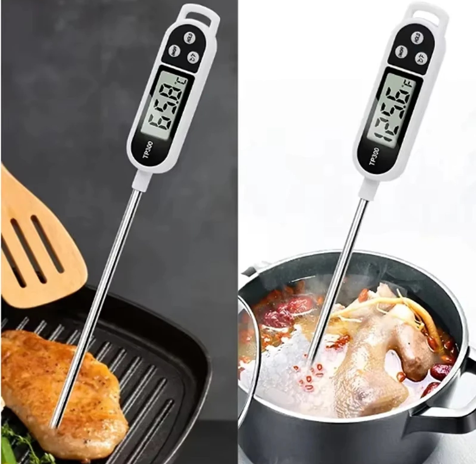 Digital Food Thermometer For Cooking, Bbq & Baking image