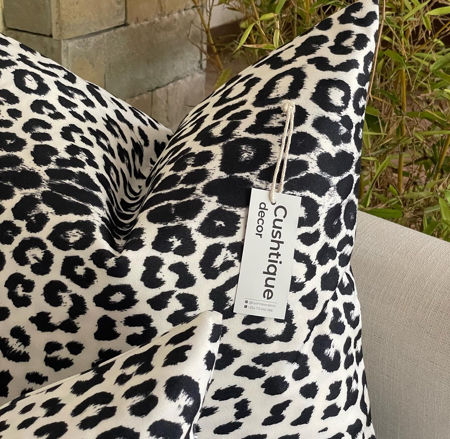 Snow Leopard Cushion image