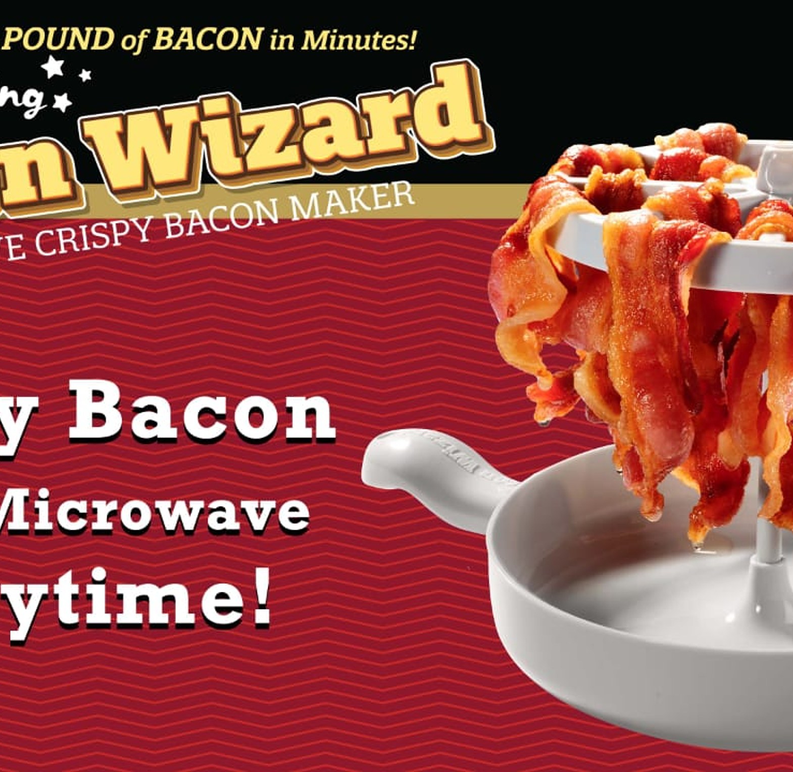 Microwave Bacon Cooker Barbecue Rack image