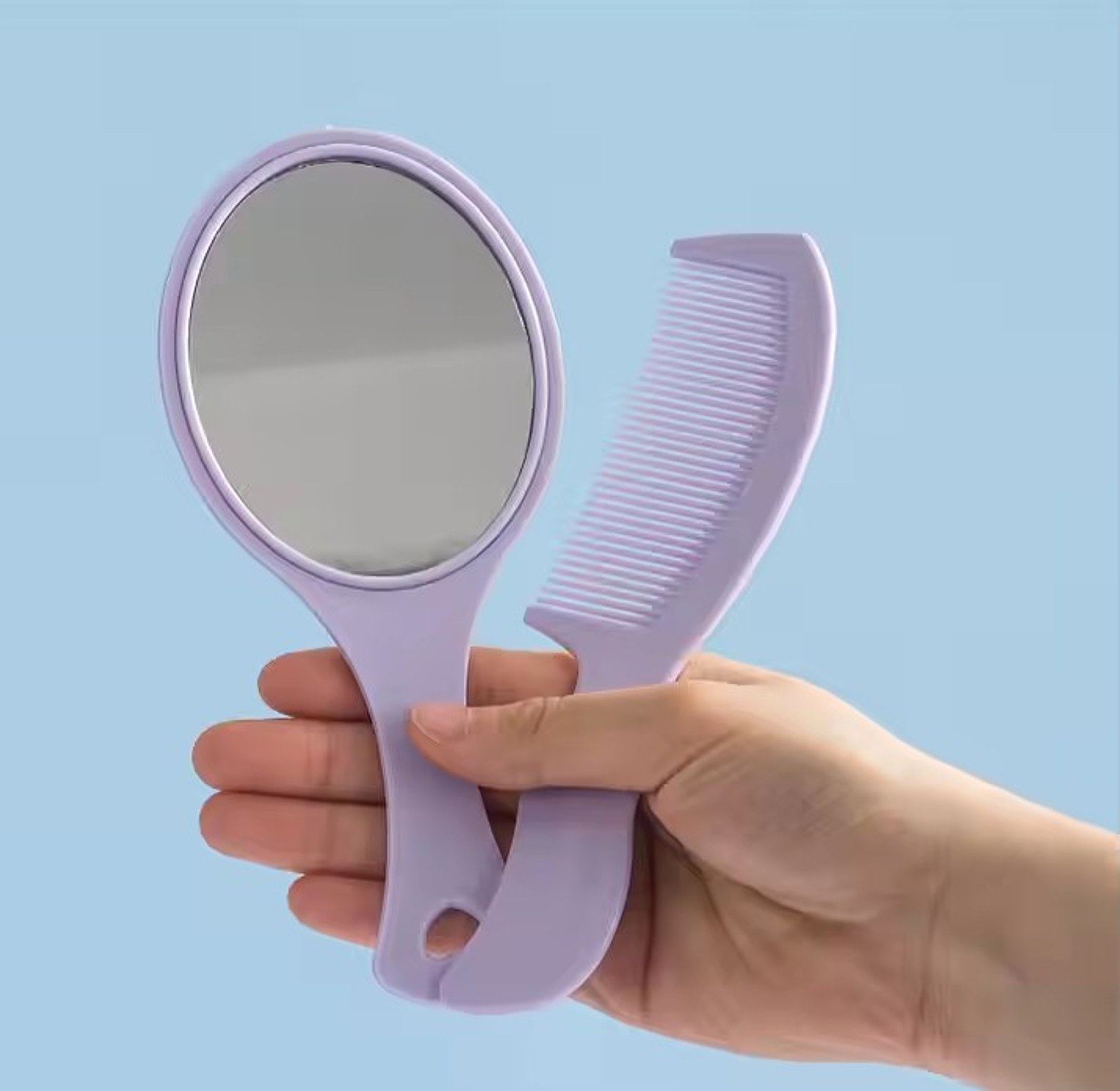 Hand Mirror and Comb Set image