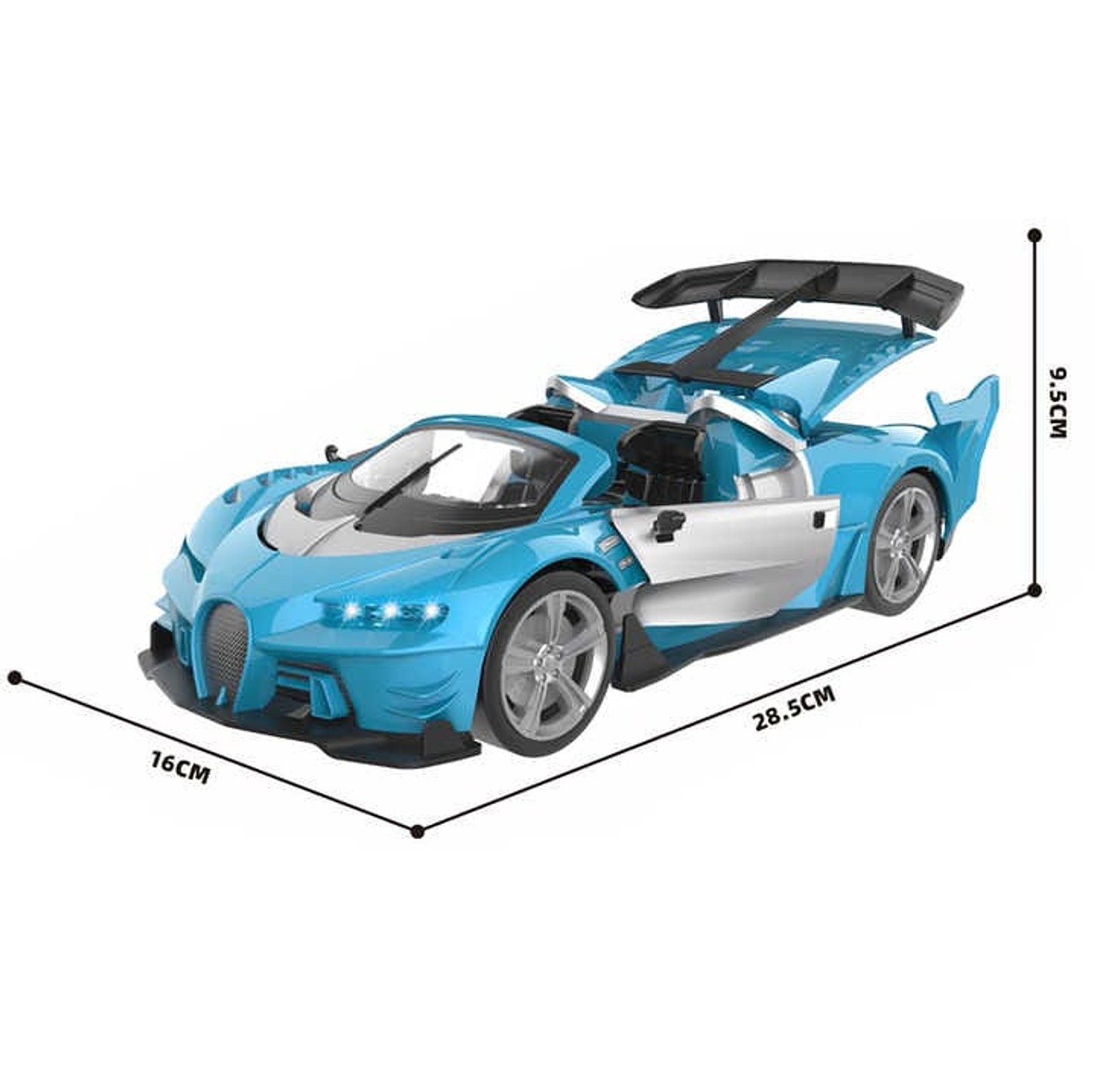 Rechargeable  and remote controlled Bugatti Toy Car image