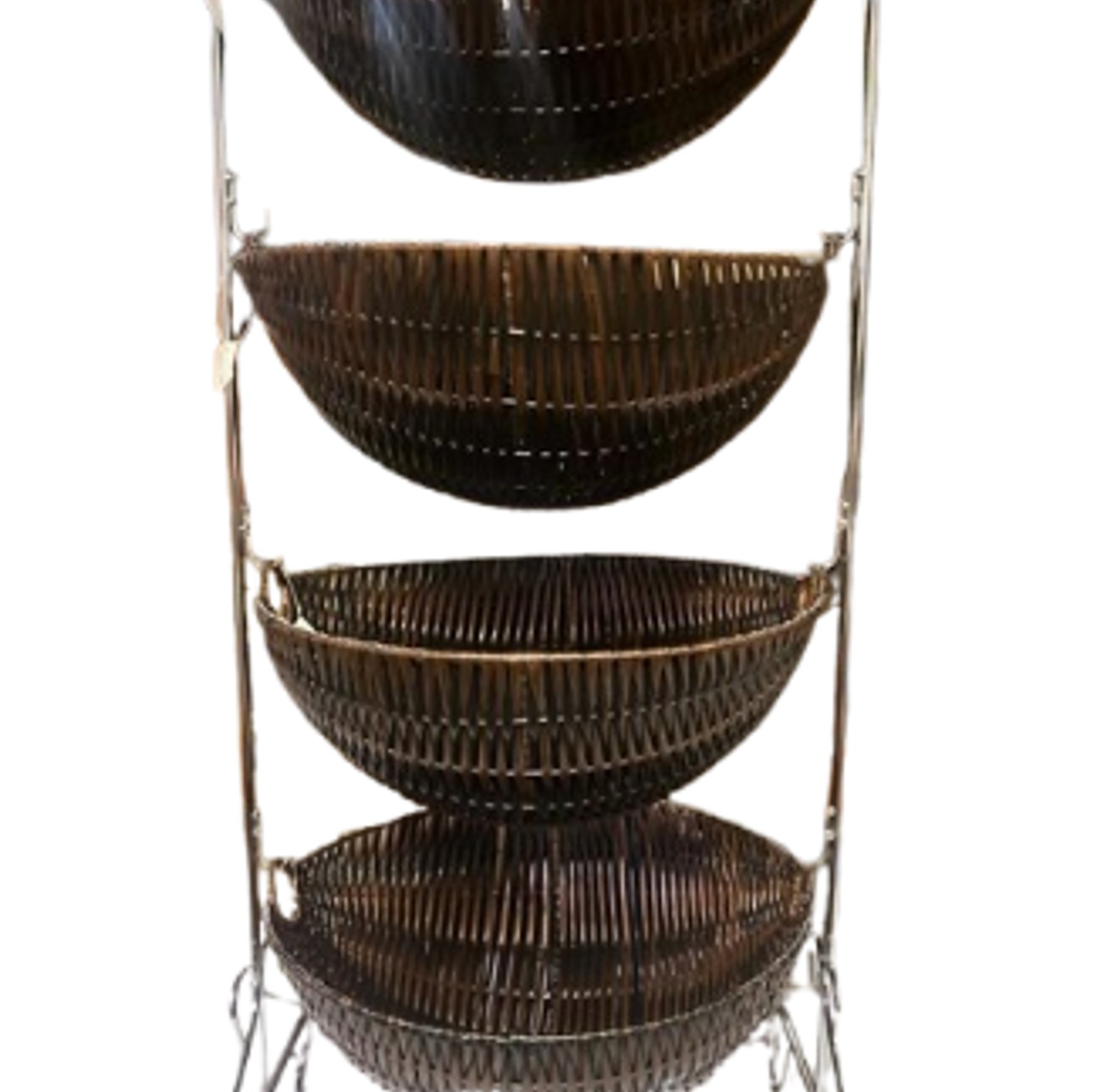 4-tier fruit and vegetable storage rack,  image