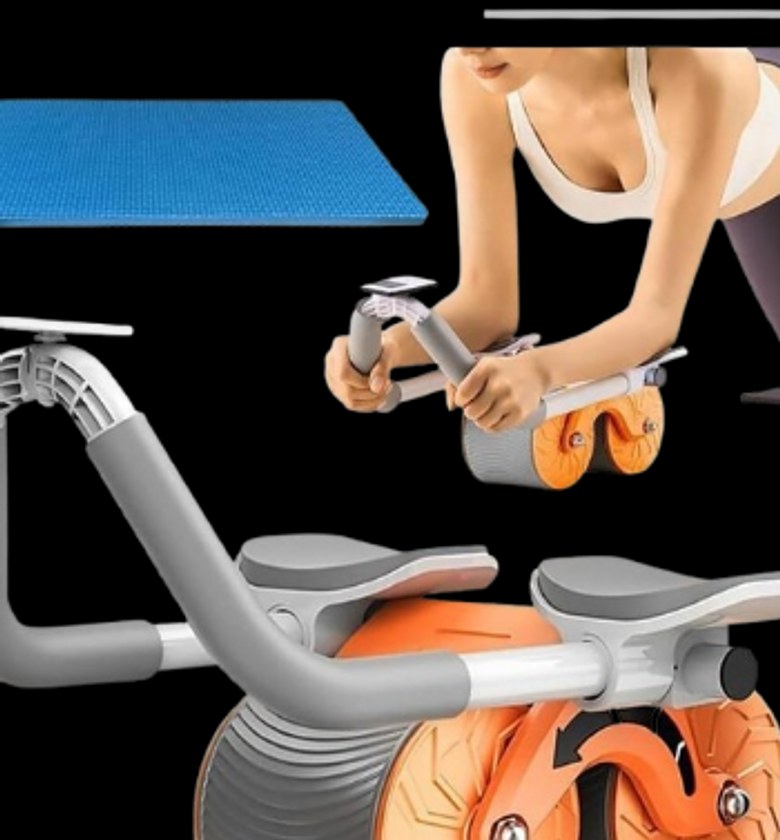 Automatic Rebound Abdominal Wheel/ Ab Roller with Elbow Support image