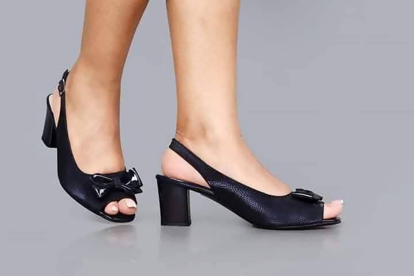 Turkish Premium Pure Leather Shoes – Navy Blue image