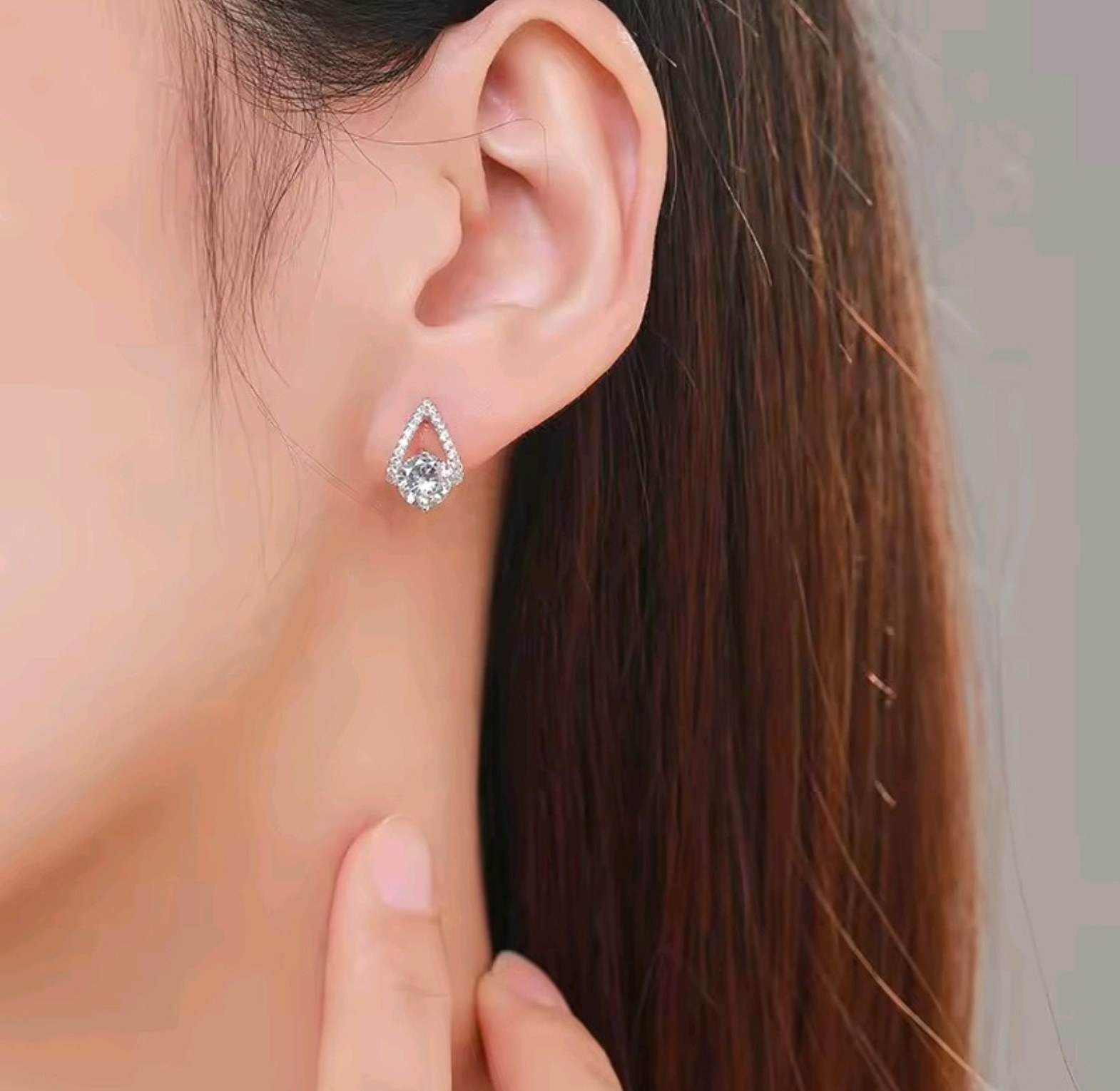 Sterling silver earrings  image