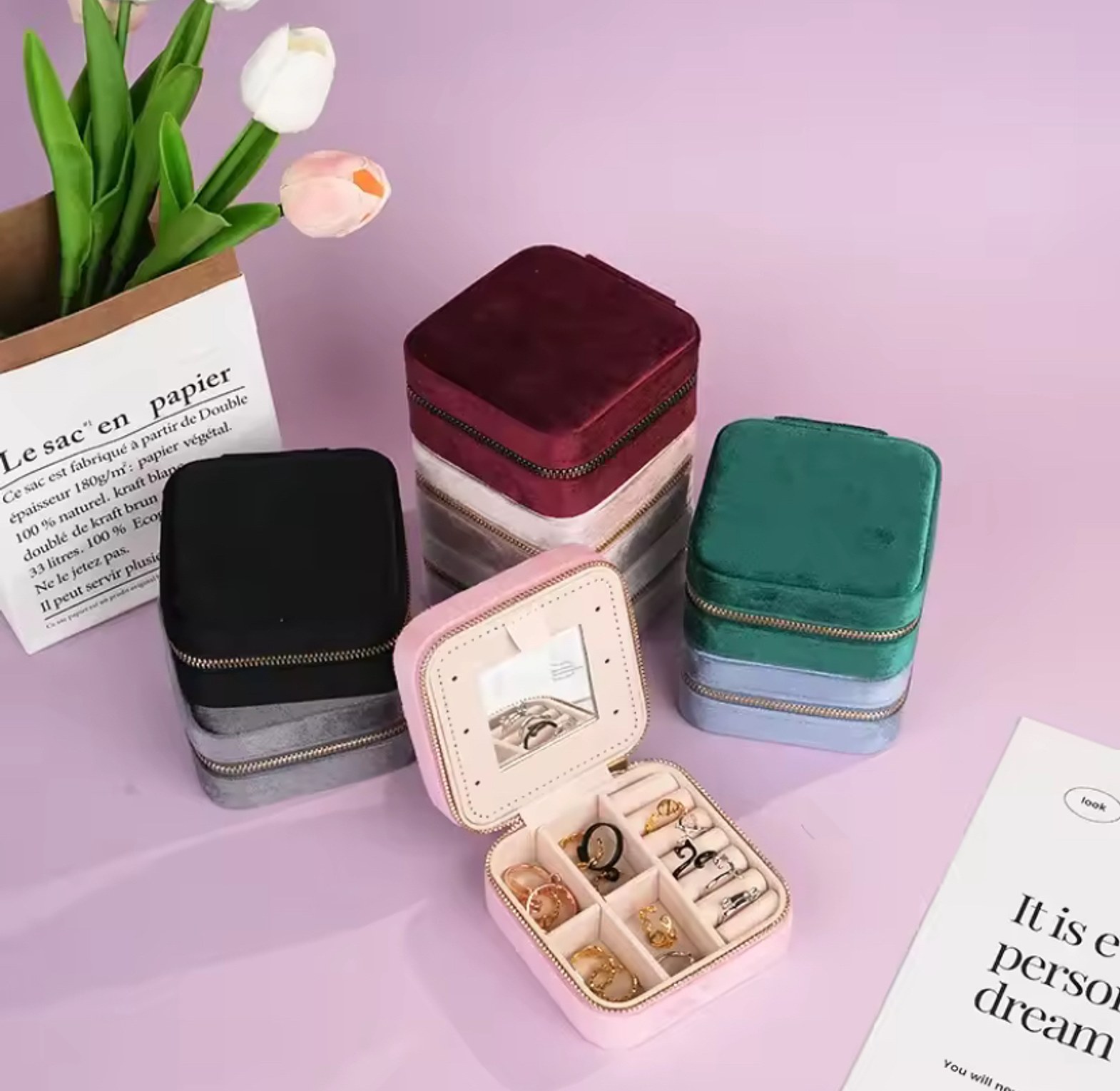 Portable jewelry organizer image