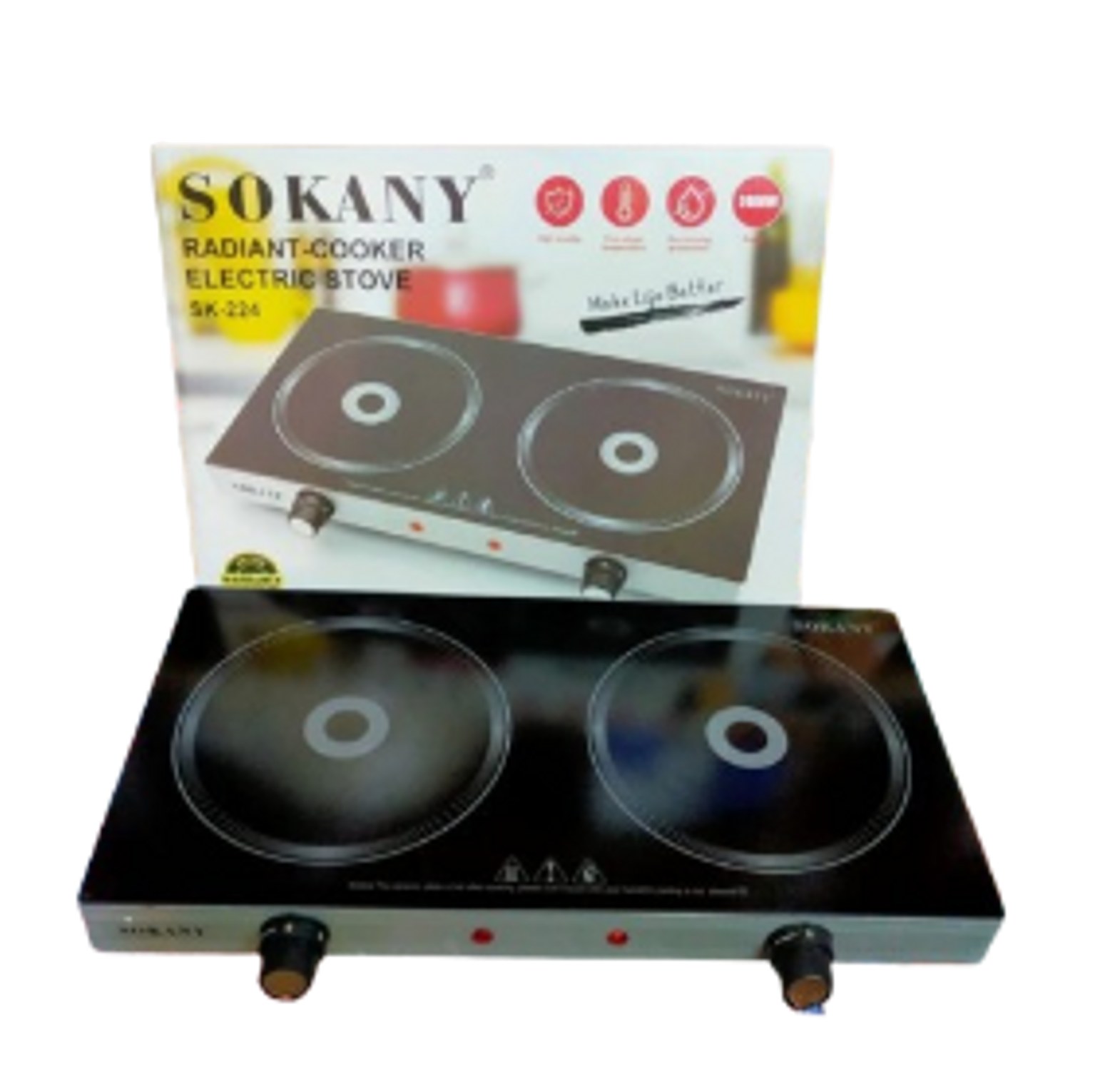 Sokany Radiant-Cooker Electric Stove, model SK-224. image