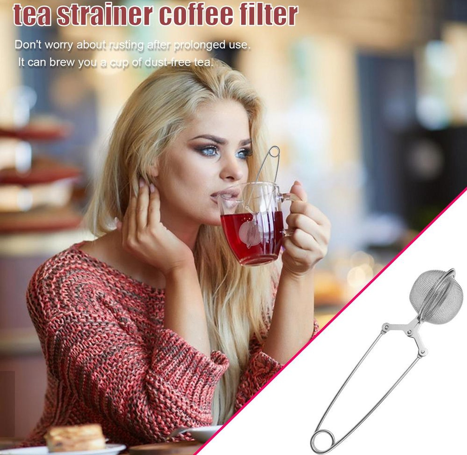 Tea Infuser Ball, Sieve image